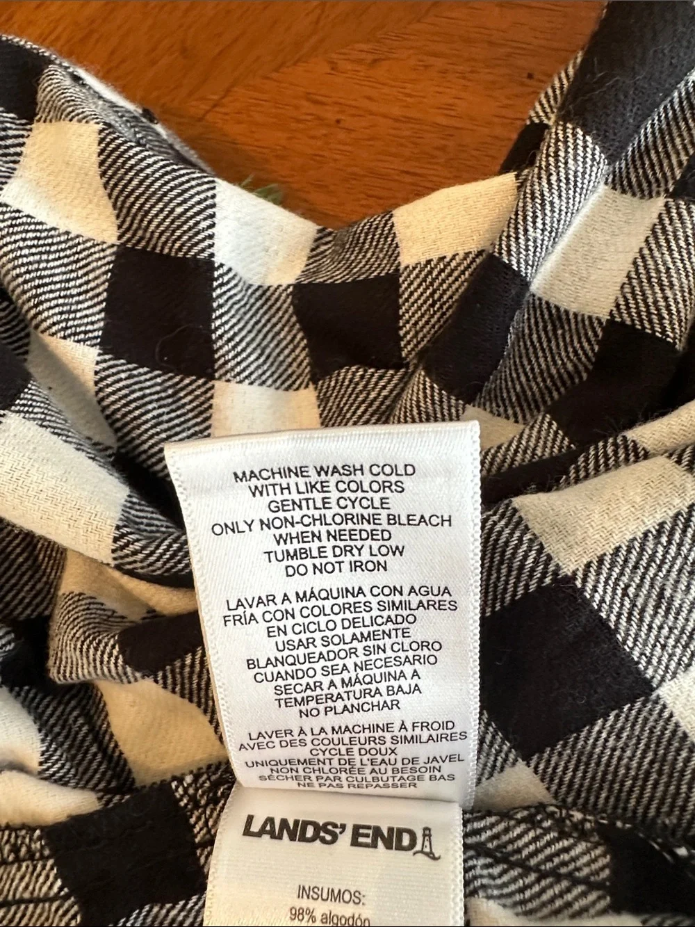 Lands End bold black